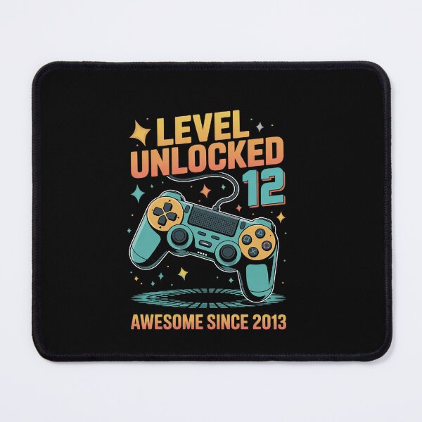 Item preview, Level 12 Unlocked 12th Birthday 12 Year Old Boy Gaming  designed and sold by EllinoKlemo.