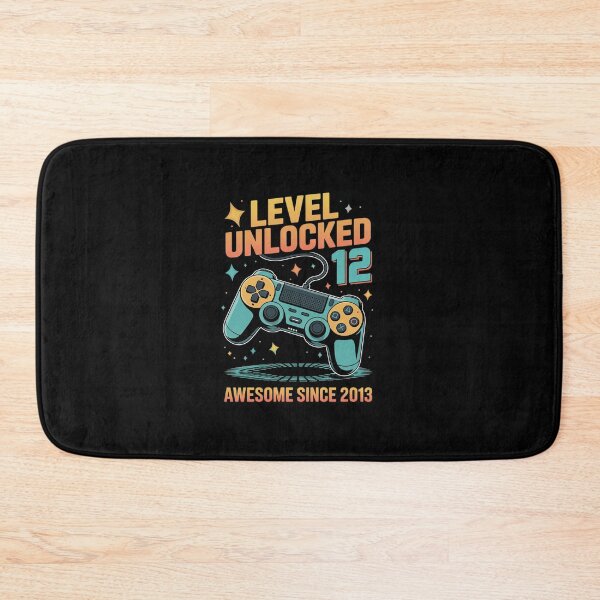Item preview, Level 12 Unlocked 12th Birthday 12 Year Old Boy Gaming  designed and sold by EllinoKlemo.