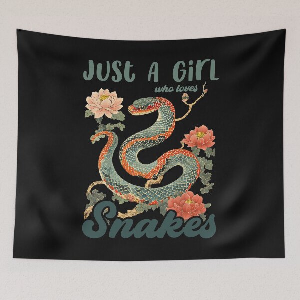 Item preview, Just a Girl Who Loves Snakes Shirt designed and sold by TinaMDedrick.