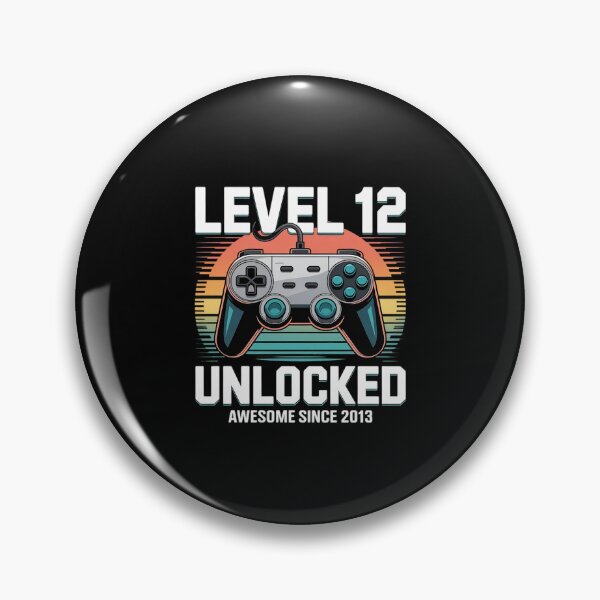 Item preview, Level 12 Year Old Unlocked 12th Birthday Video Gamer  designed and sold by EllinoKlemo.
