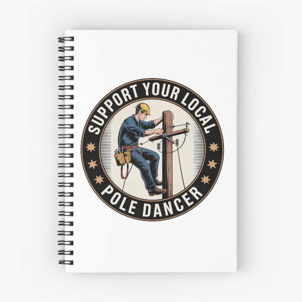 Item preview, Support Your Local Pole Dancer Funny Lineman  designed and sold by BuxomBabe21.