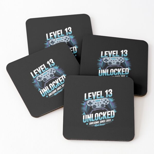 Item preview, Level 13 Unlocked Awesome Since 2012 13th Birthday Gaming  designed and sold by EllinoKlemo.