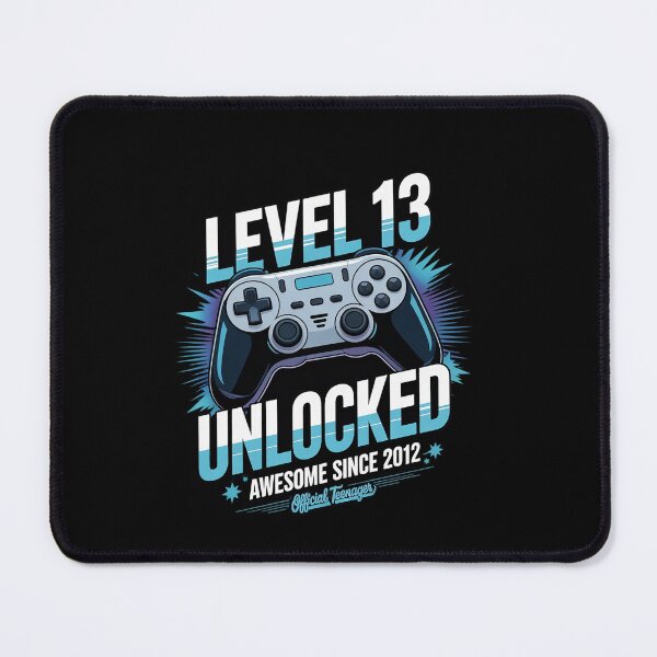 Item preview, Level 13 Unlocked Awesome Since 2012 13th Birthday Gaming designed and sold by EllinoKlemo.