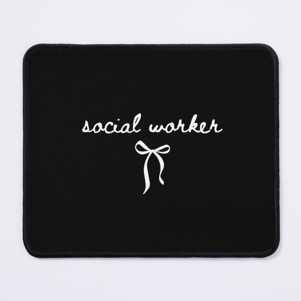 Item preview, Social Worker – Cute Bow Aesthetic | Social Work Gift designed and sold by MyMomentShirt.