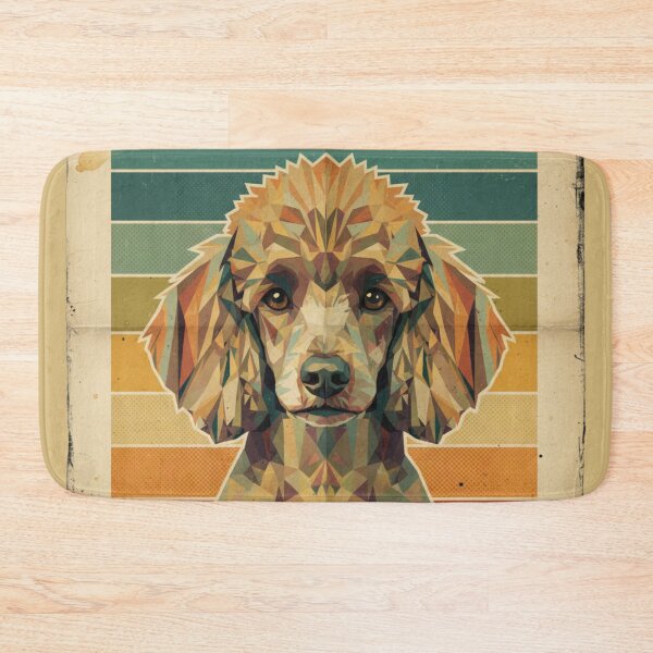 Item preview, Caniche Poodle Geométrico Arte Low Poly Retro designed and sold by bsbd-action.