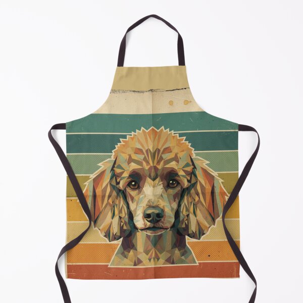Item preview, Caniche Poodle Geométrico Arte Low Poly Retro designed and sold by bsbd-action.