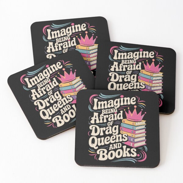 Item preview, Imagine Being Afraid Of Drag Queens And Books LGBT Pride 1 designed and sold by FranzFriesen.