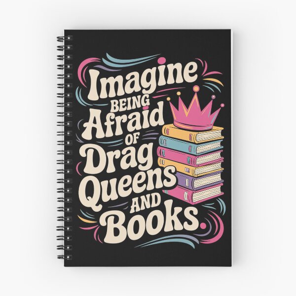 Item preview, Imagine Being Afraid Of Drag Queens And Books LGBT Pride 1 designed and sold by FranzFriesen.