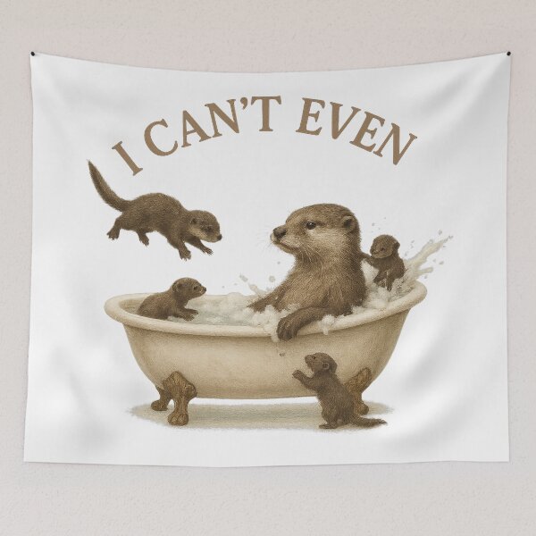 Item preview, I Can't Even Otter Mom designed and sold by thehaywirehoney.