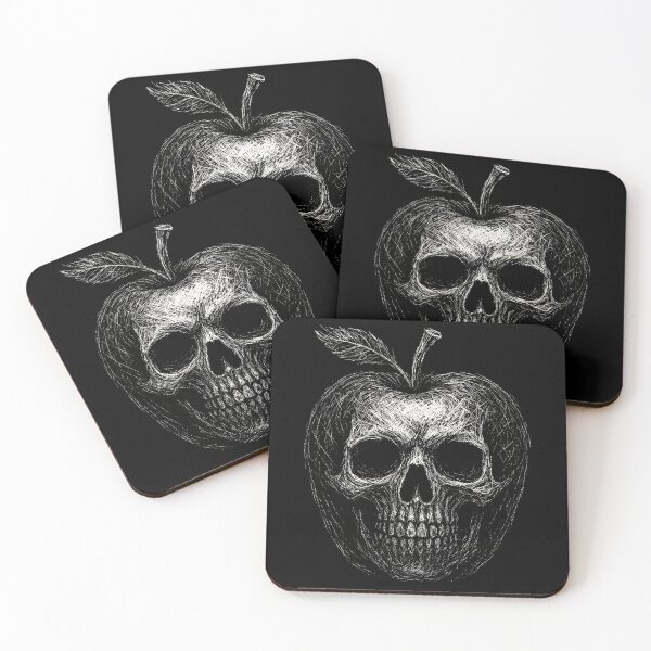Item preview, The Poisoned Gothic Apple Skull — Forbidden Bite designed and sold by Mortisigil.