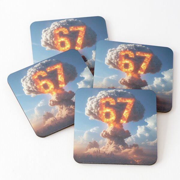 Item preview, Six Seven 6-7 Nuclear Explosion Mushroom Cloud Beta designed and sold by The Funky Sprunki.