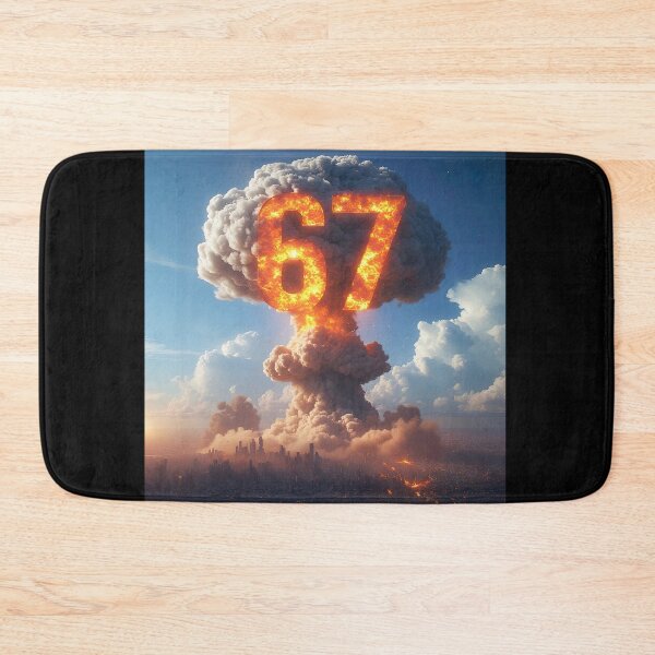 Item preview, Six Seven 6-7 Nuclear Explosion Mushroom Cloud Beta designed and sold by The Funky Sprunki.
