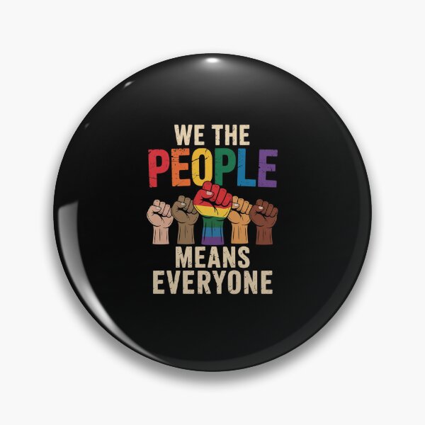 Item preview, We The People Means Everyone LGBT Flag BLM Black Melanin designed and sold by marcusry.