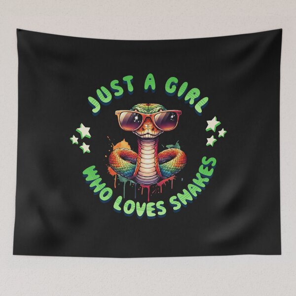 Item preview, Cool Snake Girl Retro Graffiti Shirt designed and sold by TinaMDedrick.