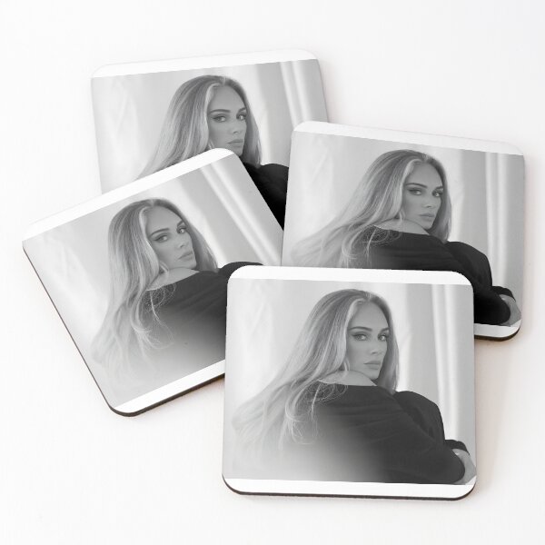 Item preview, Adele Black and White Portrait – Elegant Minimalist Emotional Art designed and sold by aziakuboires.