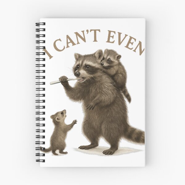 Item preview, I Can't Even! Raccoon Mom designed and sold by thehaywirehoney.
