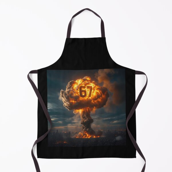 Item preview, Six Seven 6-7 Nuclear Explosion Mushroom Cloud Alpha designed and sold by The Funky Sprunki.
