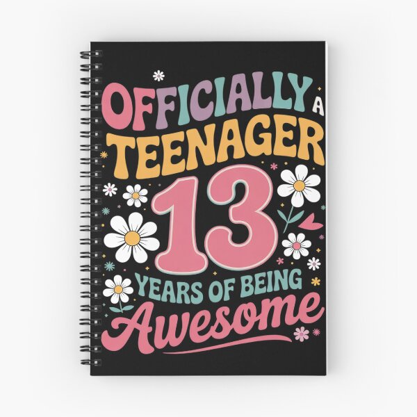 Item preview, Officially Teenager 13 Years Of Being Awesome 13Th Birthday1  designed and sold by KonstanKoraner.