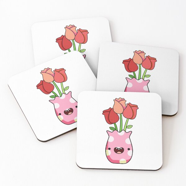 Item preview, Kawaii Roses in a Polka Dot Vase designed and sold by kawaiilife.