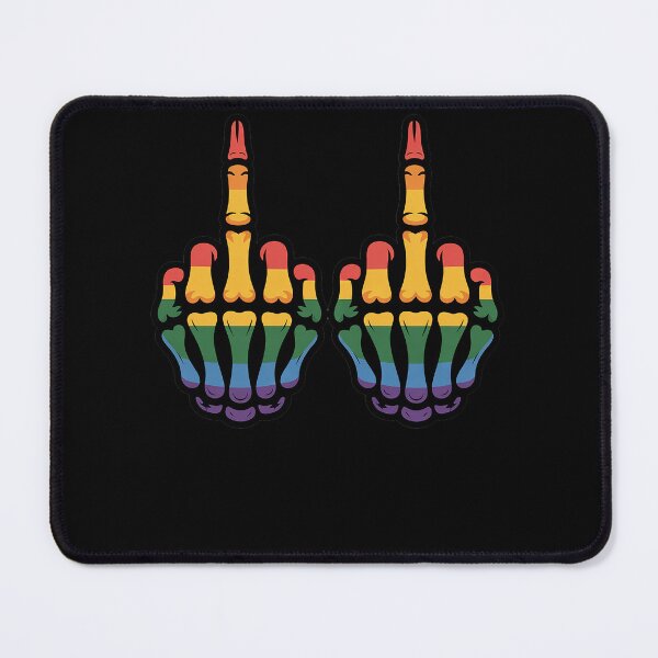 Item preview, Skeleton Rock Hand LGBT-Q Cool Rainbow Flag Gay Pride Ally 1 designed and sold by AmparoBoyle.