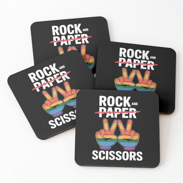 Item preview, Rock Paper Scissors Funny Lesbian Pride LGBT designed and sold by marcusry.