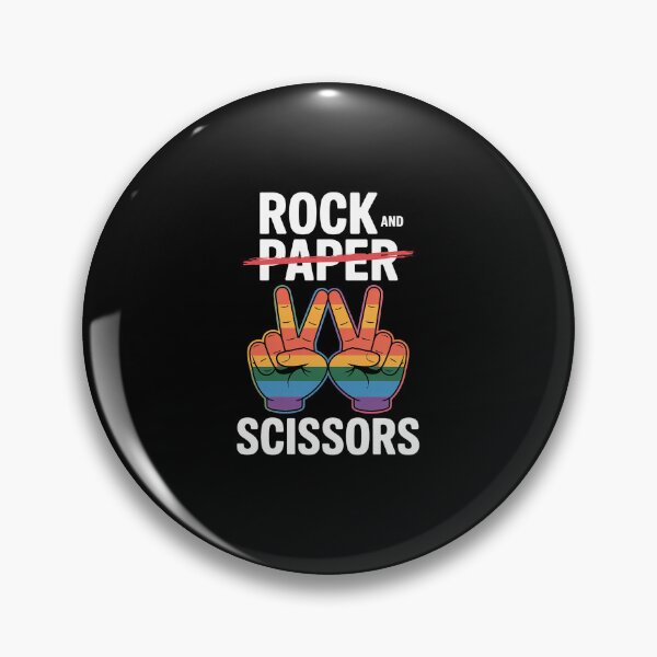 Item preview, Rock Paper Scissors Funny Lesbian Pride LGBT designed and sold by marcusry.