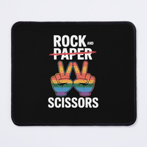 Item preview, Rock Paper Scissors Funny Lesbian Pride LGBT designed and sold by marcusry.