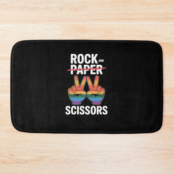 Item preview, Rock Paper Scissors Funny Lesbian Pride LGBT designed and sold by marcusry.