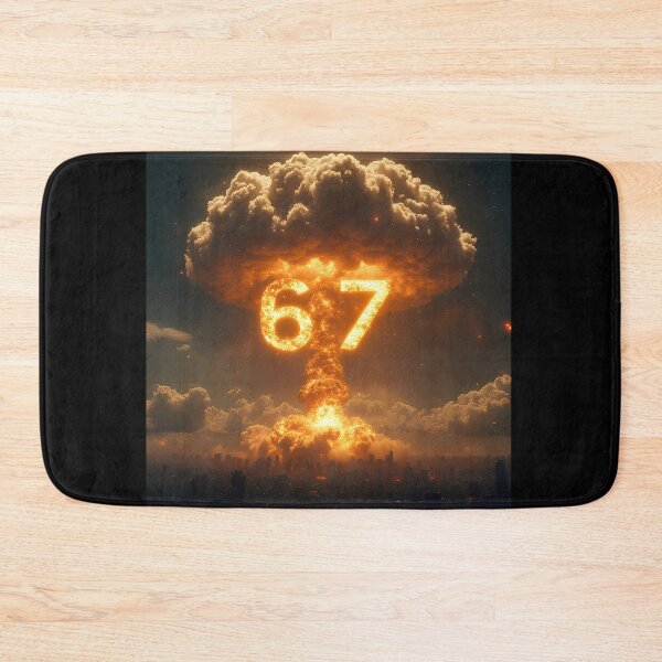 Item preview, Six Seven 6-7 Nuclear Explosion Mushroom Cloud Gamma designed and sold by The Funky Sprunki.