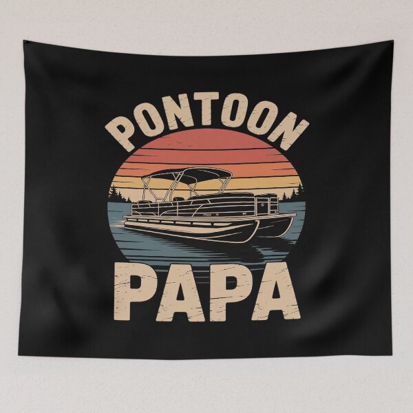 Item preview, Pontoon Papa Recto Boat Captain Pontoon Owner Dad designed and sold by JulienAureo.