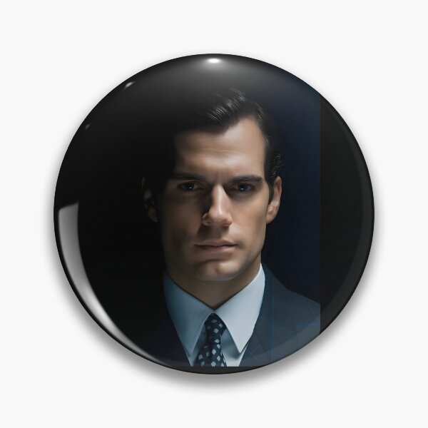 Item preview, Henry Cavill Portrait – Classic Cinematic Elegance in Dark Light designed and sold by aziakuboires.