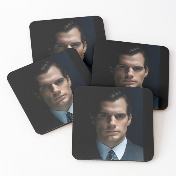 Item preview, Henry Cavill Portrait – Classic Cinematic Elegance in Dark Light designed and sold by aziakuboires.