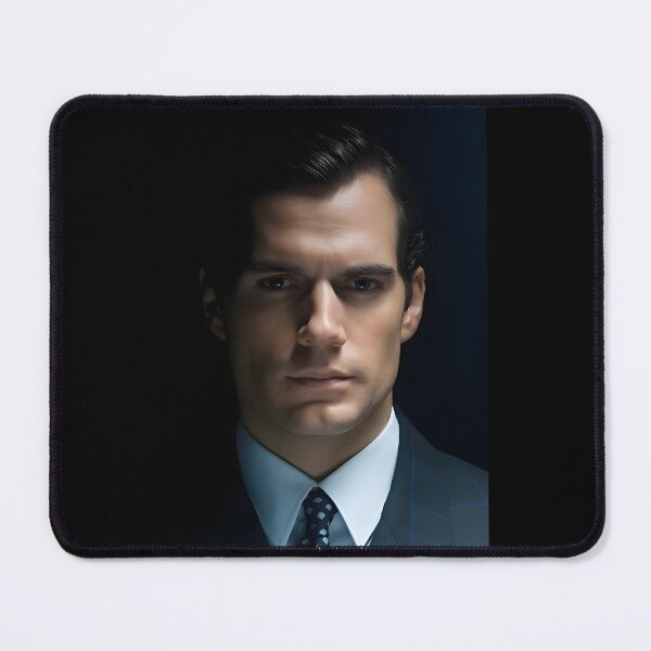 Item preview, Henry Cavill Portrait – Classic Cinematic Elegance in Dark Light designed and sold by aziakuboires.