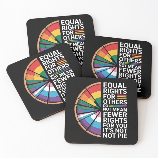 Item preview, Rainbow Equal Rights Its Not Pie designed and sold by FranzFriesen.
