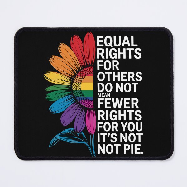 Item preview, Rainbow Equal Rights Its Not Pie LGBT Pride Month designed and sold by DrewLeuschke.