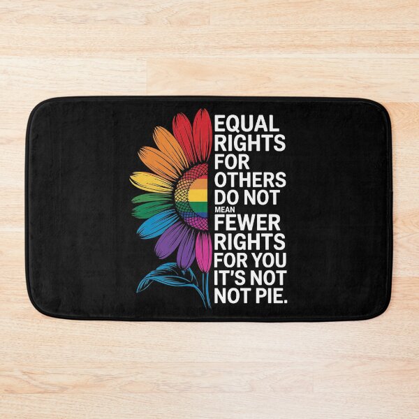Item preview, Rainbow Equal Rights Its Not Pie LGBT Pride Month designed and sold by DrewLeuschke.