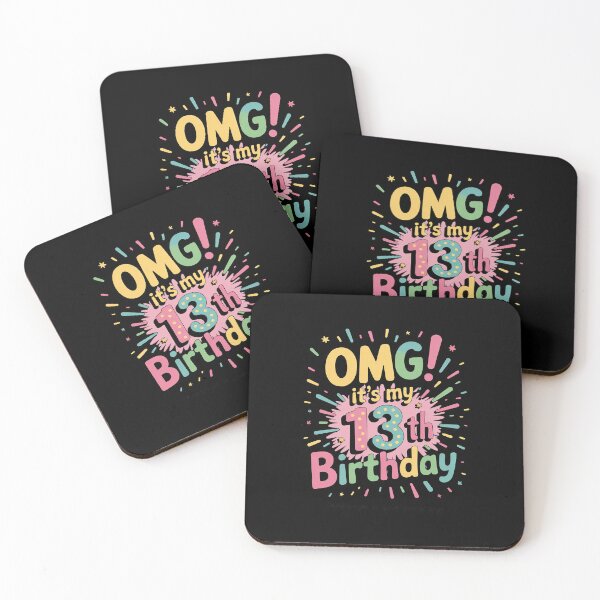 Item preview, OMG It's My 13th Birthday Girls Thirteen 13 Year Old  designed and sold by KonstanKoraner.