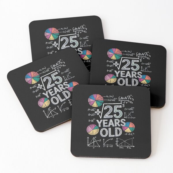 Item preview, Square Root Of 25 5th Birthday 5 Year Old Math Lover  designed and sold by KonstanKoraner.