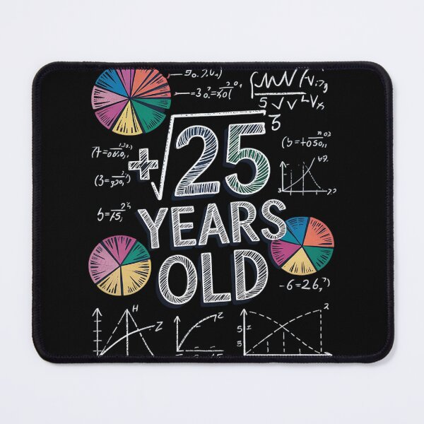 Item preview, Square Root Of 25 5th Birthday 5 Year Old Math Lover  designed and sold by KonstanKoraner.