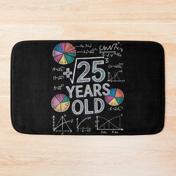 Item preview, Square Root Of 25 5th Birthday 5 Year Old Math Lover  designed and sold by KonstanKoraner.