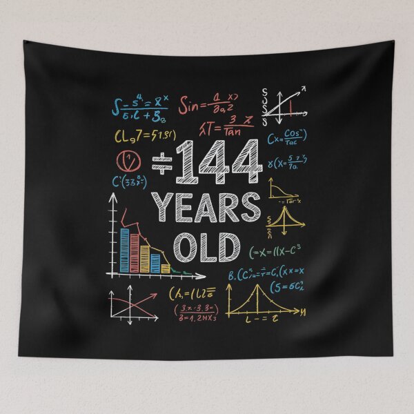 Item preview, Square Root Of 144 12th Birthday 12 Year Old Math  designed and sold by KonstanKoraner.