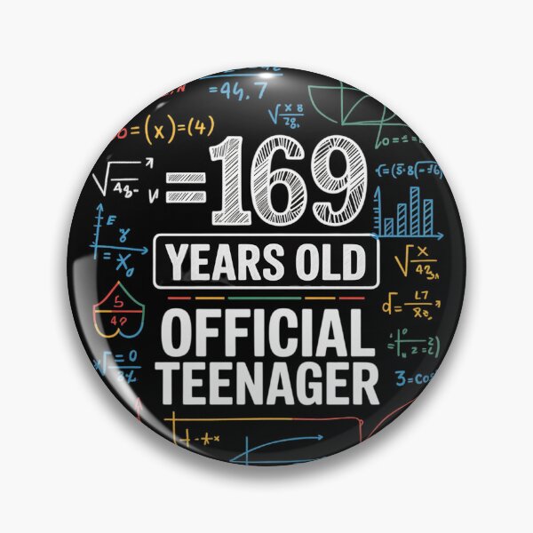 Item preview, Square Root Of 169 13 Years Old Official Teenager Birthday  designed and sold by KonstanKoraner.