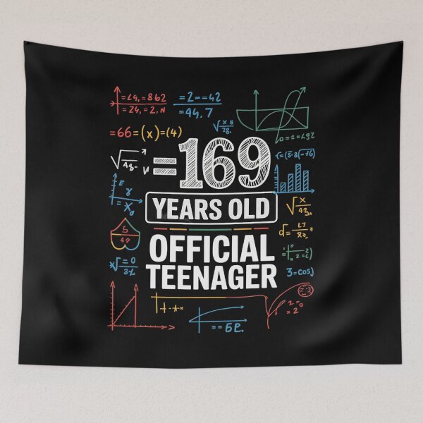 Item preview, Square Root Of 169 13 Years Old Official Teenager Birthday  designed and sold by KonstanKoraner.