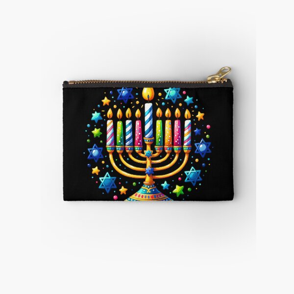 Item preview, Colorful Hanukkah Menorah Design With Stars Of David designed and sold by DEC02.