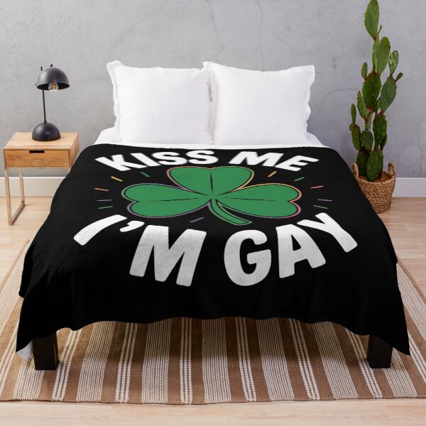 Item preview, Kiss Me I'm Gay St. Patrick's Day Funny LGBT designed and sold by RayArmstrong.