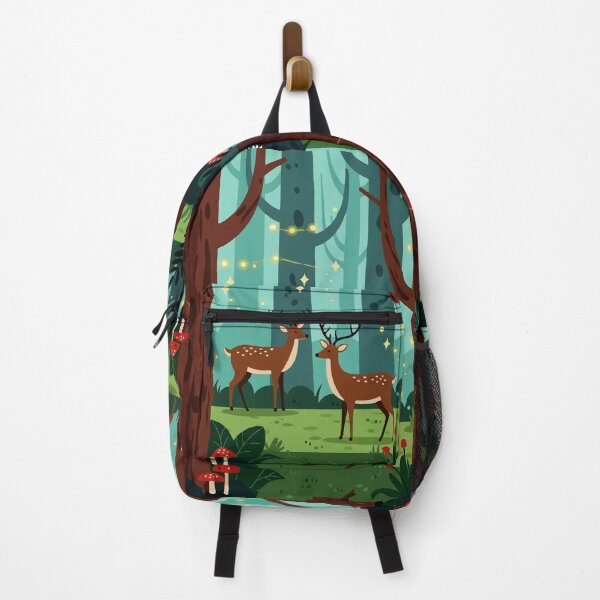 Item preview, Magical forest scene with two reindeer designed and sold by Design4uStudio.