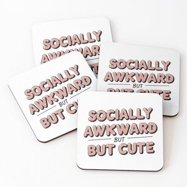 Item preview, Socially awkward but cute designed and sold by Arty Art.