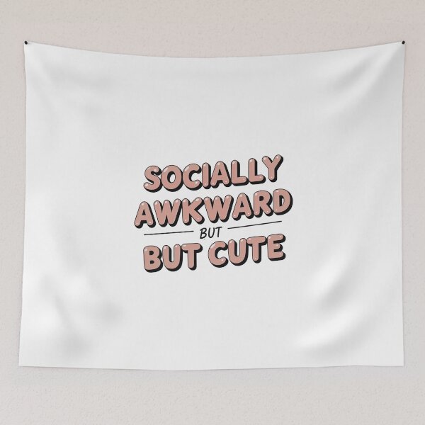 Item preview, Socially awkward but cute designed and sold by Spirit of Siam.