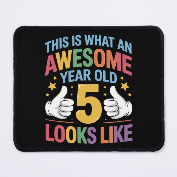 Item preview, This is what an awesome 5 year old looks like 5th birthday 1 designed and sold by KonstanKoraner.