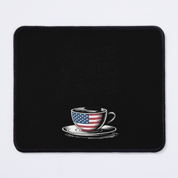 Item preview, Powered by Coffee & Patriotism – 4th of July USA designed and sold by JulienAureo.